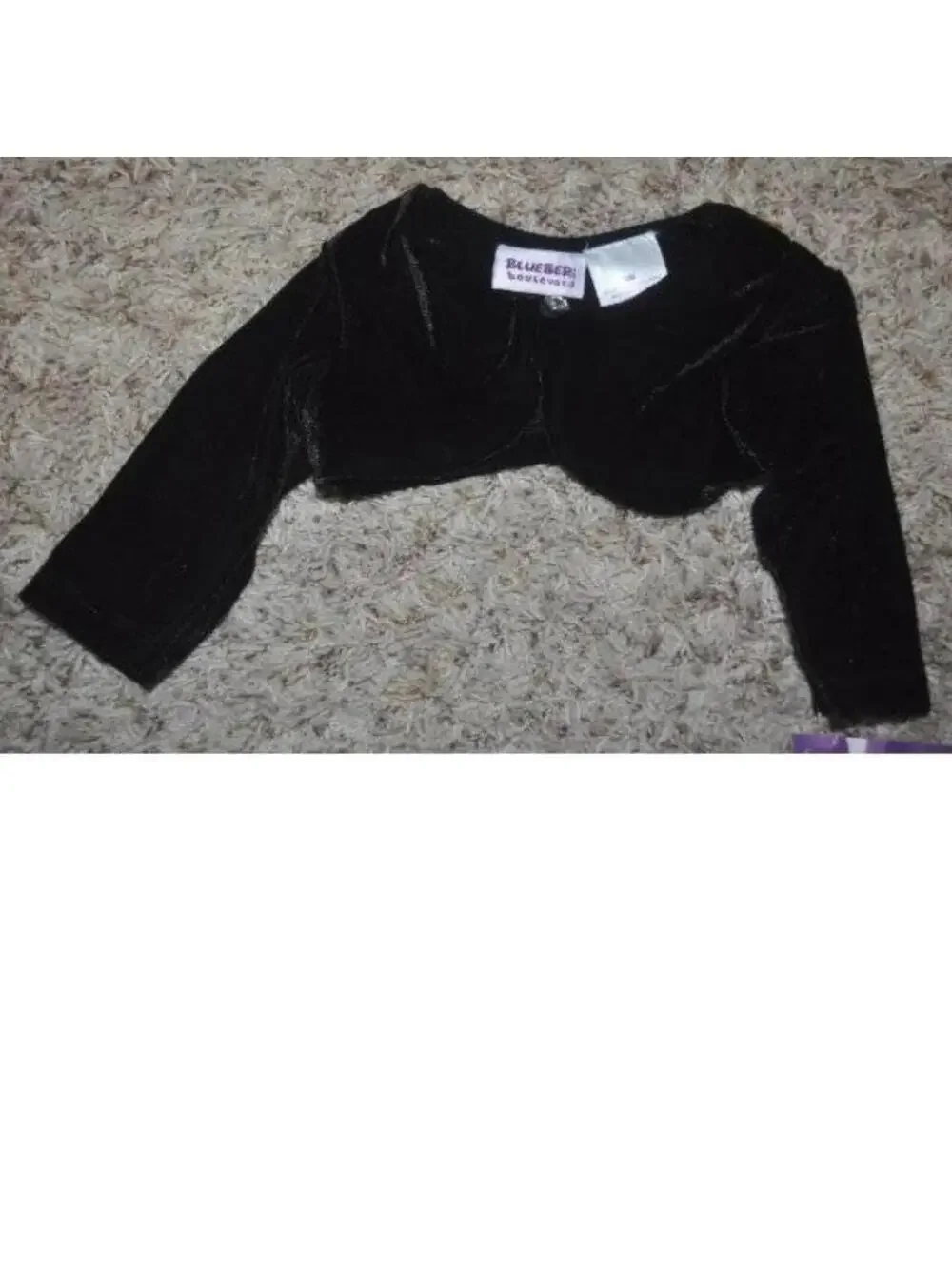 Girls Christmas Dress & Bolero 12 months Multi Striped Taffeta Blueberi Blvd
